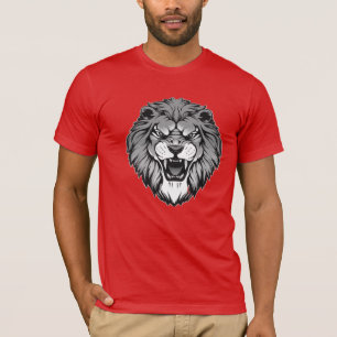 Camiseta T-Style de leones: T-s de manga corta Bella+Canvas
