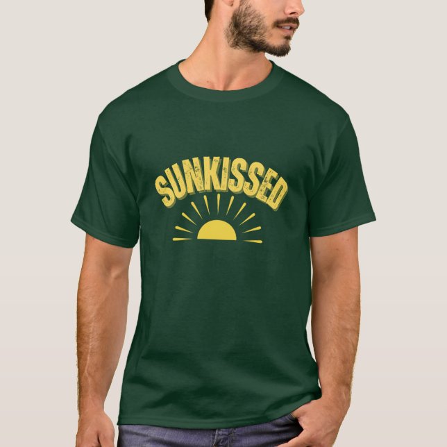 Camiseta T Sunkisch Diseño Verano Mar Beach Sunset (Anverso)