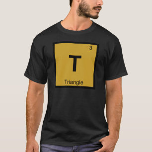 Camiseta T - Triángulo Música Química Símbolo de la Tabla P