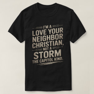 Camiseta TA159- Soy cristiano, amo a mi prójimo con afecto