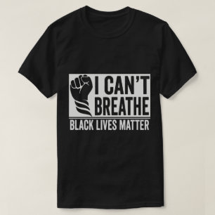 Camiseta TA55-No puedo respirar las vidas negras importan j