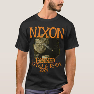 Camiseta Ta bronceado Descansado & Listo NIXON 2028 Preside