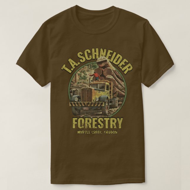 Camiseta TA Schneider Forestry (Diseño del anverso)
