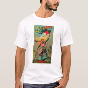 Camiseta Tabaco LabelPetersburg, VA del cruzado