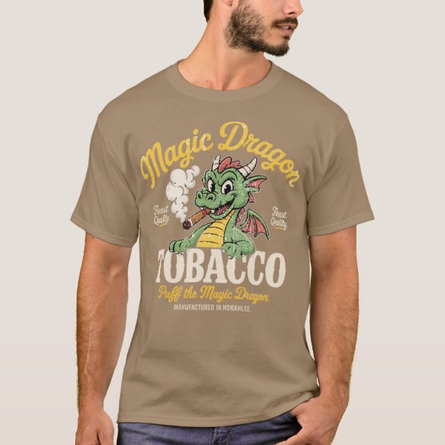 Camiseta Tabaco Magic Dragon (Anverso)
