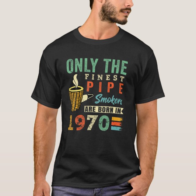 Camiseta Tabaco para fumadores Corncob Pipe 51º Cumpleaños (Anverso)