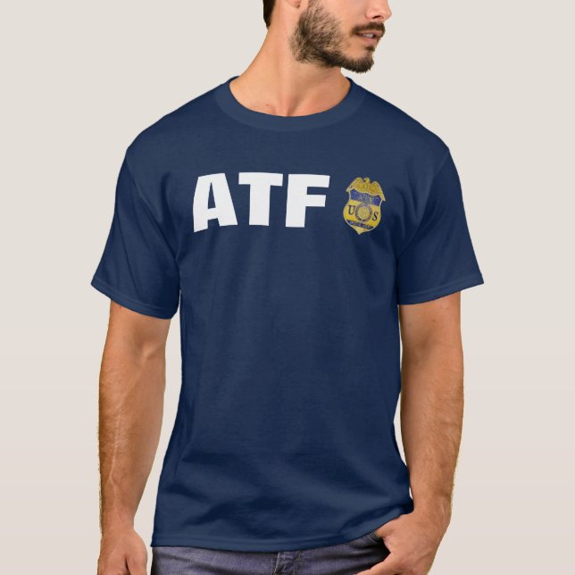 CAMISETA TABACO Y ARMAS DE FUEGO DEL ALCOHOL DEL ATF (Anverso)