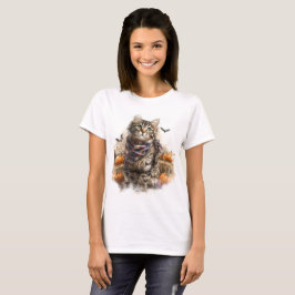 Camiseta TABBY BROWN CAT TEMÁTICO DE LA CAÍDA DE bonito