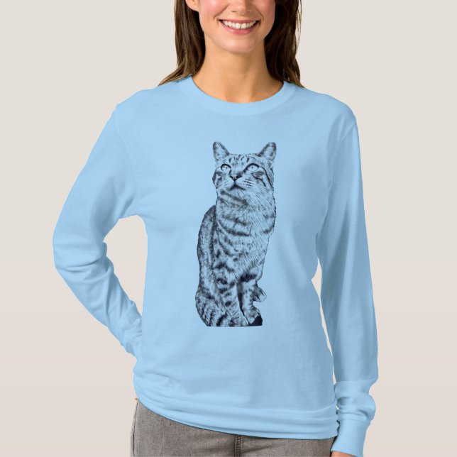 Camiseta tabby cat (Anverso)