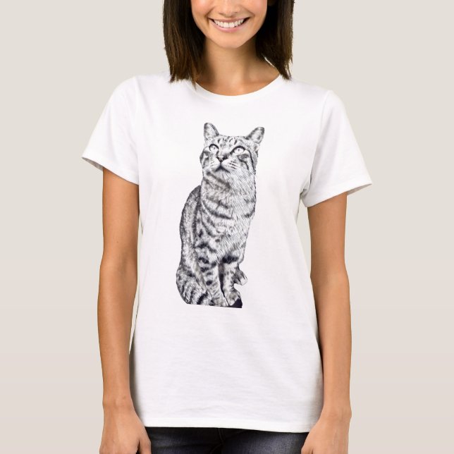 Camiseta tabby cat (Anverso)