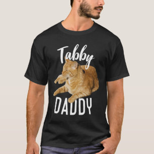 Camiseta Tabby Daddy Organe Cat Lovers