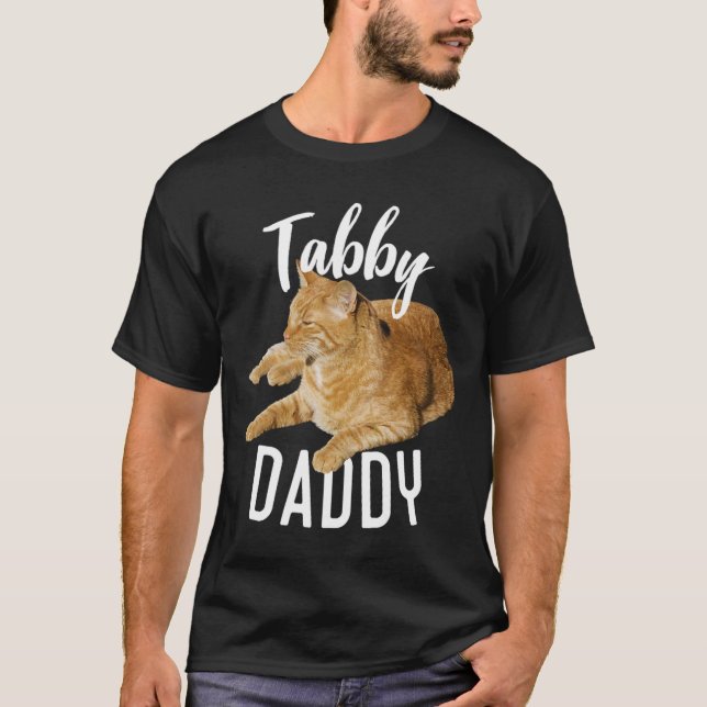 Camiseta Tabby Daddy Organe Cat Lovers (Anverso)