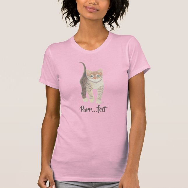 Camiseta Tabby Kitten Women's Pink (Anverso)