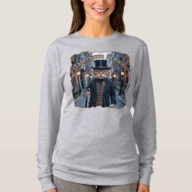 Camiseta Tabbynezer Scrooge Photographic – Tabby Scrooge (Anverso)