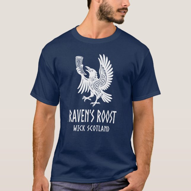 Camiseta Taberna Raven's Roost Wick Escocia (Anverso)