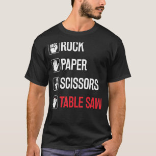 Camiseta Tabla de escayas de papel de rock con carpa divert