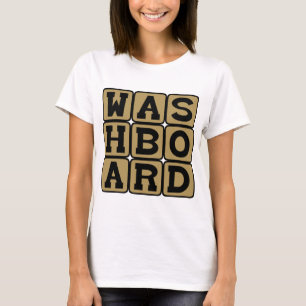 Camiseta Tabla de lavar, Herramienta de lavado o Abdominale