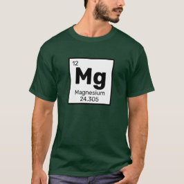 Camiseta Tabla De Magnesio / Periódica - Mg Elemento T-Shir