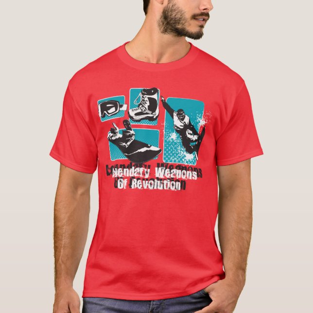 Camiseta Tabla de nieve revolución (Anverso)