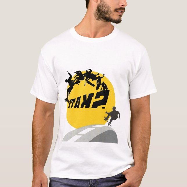 Camiseta tabla de patinaje (Anverso)