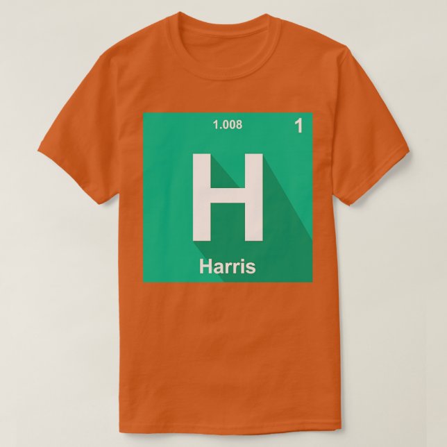 Camiseta Tabla de periodo de Kamala (Diseño del anverso)