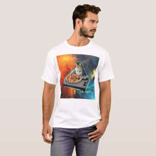 Camiseta Tabla de sonido de jockey sobre disco de gato