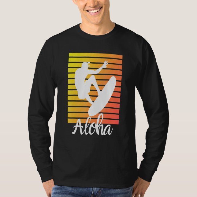 Camiseta tabla de surf Aloha Hawaii Hawaii (Anverso)