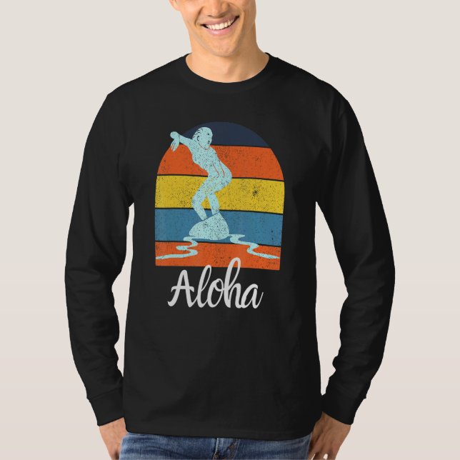 Camiseta tabla de surf Aloha Hawaii Hawaii (Anverso)