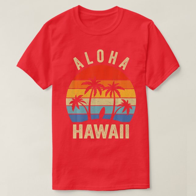 Camiseta tabla de surf Aloha Hawaii Hawaii (Diseño del anverso)