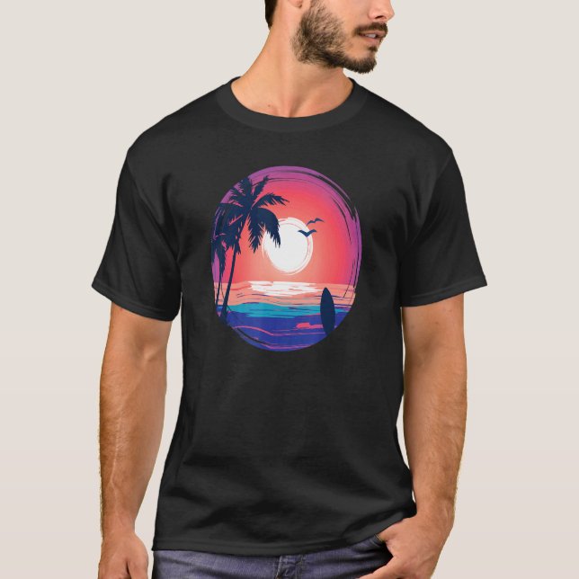 Camiseta tabla de surf Aloha Hawaii Hawaii (Anverso)