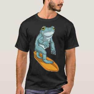 Camiseta tabla de surf de rana
