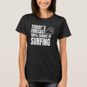 Camiseta Tabla de surf Kitesurfer Pronóstico del tiempo de