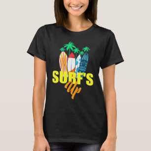 Camiseta Tabla de surf Ola de agua salada Atrapando Playa C