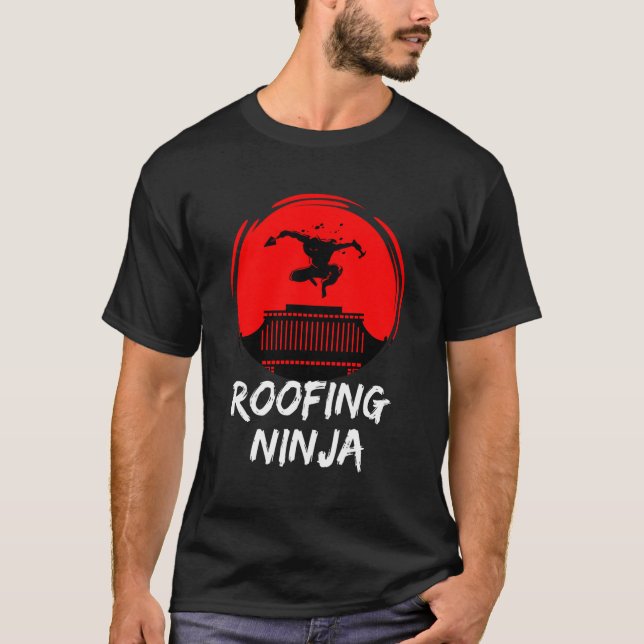 Camiseta Tabla De Tejados Ninja (Anverso)