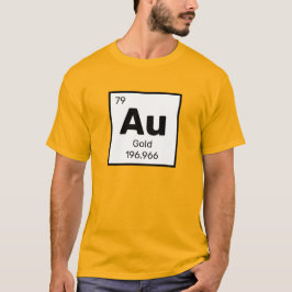 Camiseta Tabla Gold / Periódica - Au Element T-Shirt