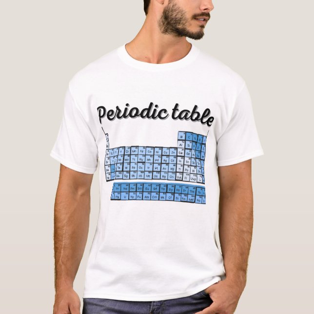 Camiseta Tabla periódica (Anverso)