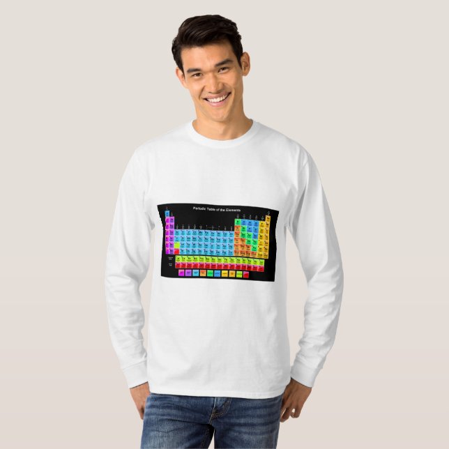 Camiseta Tabla periódica (Anverso completo)