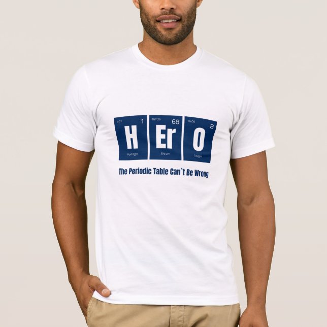 Camiseta Tabla periódica (Anverso)