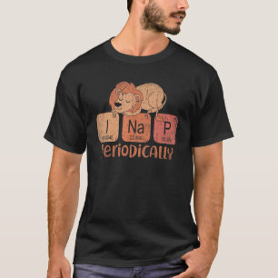 Camiseta Tabla periódica de cada animal que duerme mucho