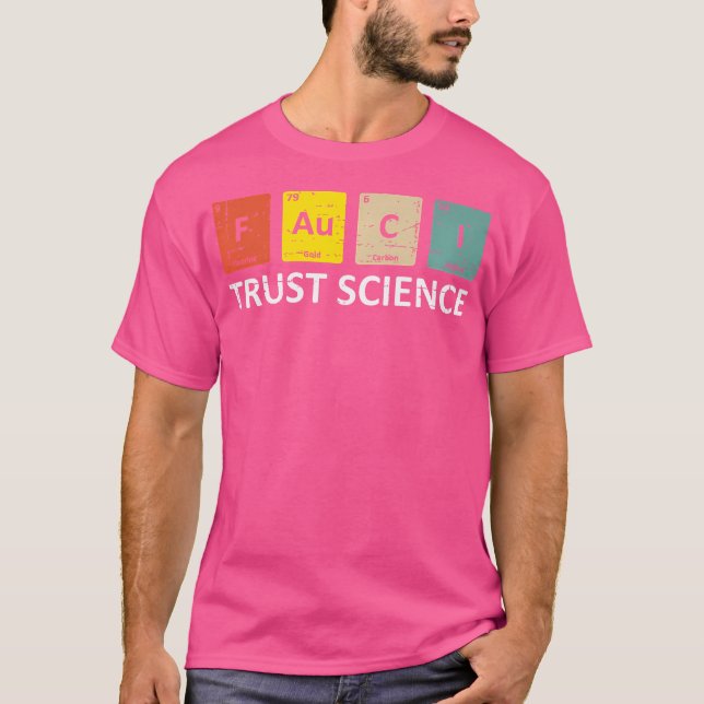 Camiseta Tabla periódica de ciencia de Fauci Trust - Médica (Anverso)