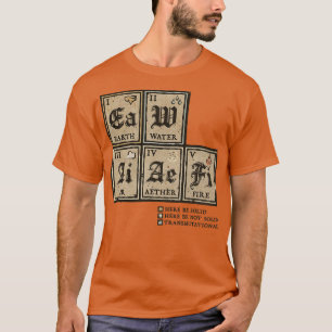 Camiseta Tabla periódica de cosecha