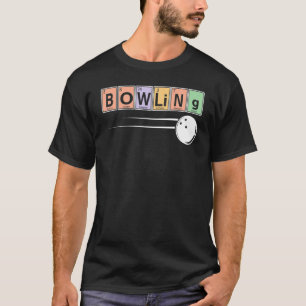 Camiseta Tabla Periódica De Elementos Bowling Player Sport 