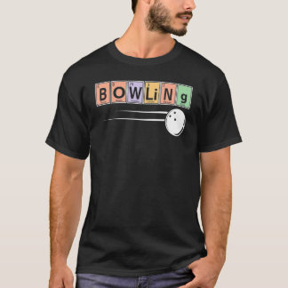 Camiseta Tabla Periódica De Elementos Bowling Player Sport 