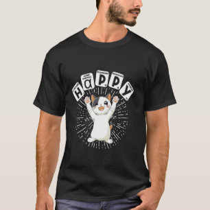 Camiseta Tabla periódica de elementos de gato feliz Química