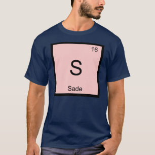 Camiseta Tabla periódica de elementos de química de nombr