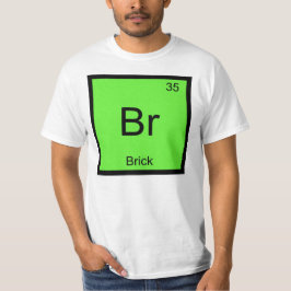 Camiseta Tabla periódica de elementos de química de nombre 