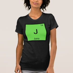 Camiseta Tabla periódica de elementos de química de nombre 