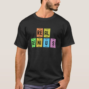 Camiseta Tabla periódica de elementos de Real Genius Cienc