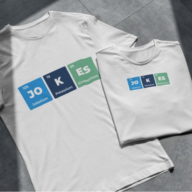 Camiseta Tabla periódica de elementos divertidos (Subido por el creador)