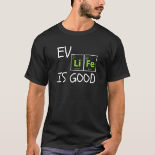 Camiseta Tabla periódica de elementos EV Life Modo Eco Elec